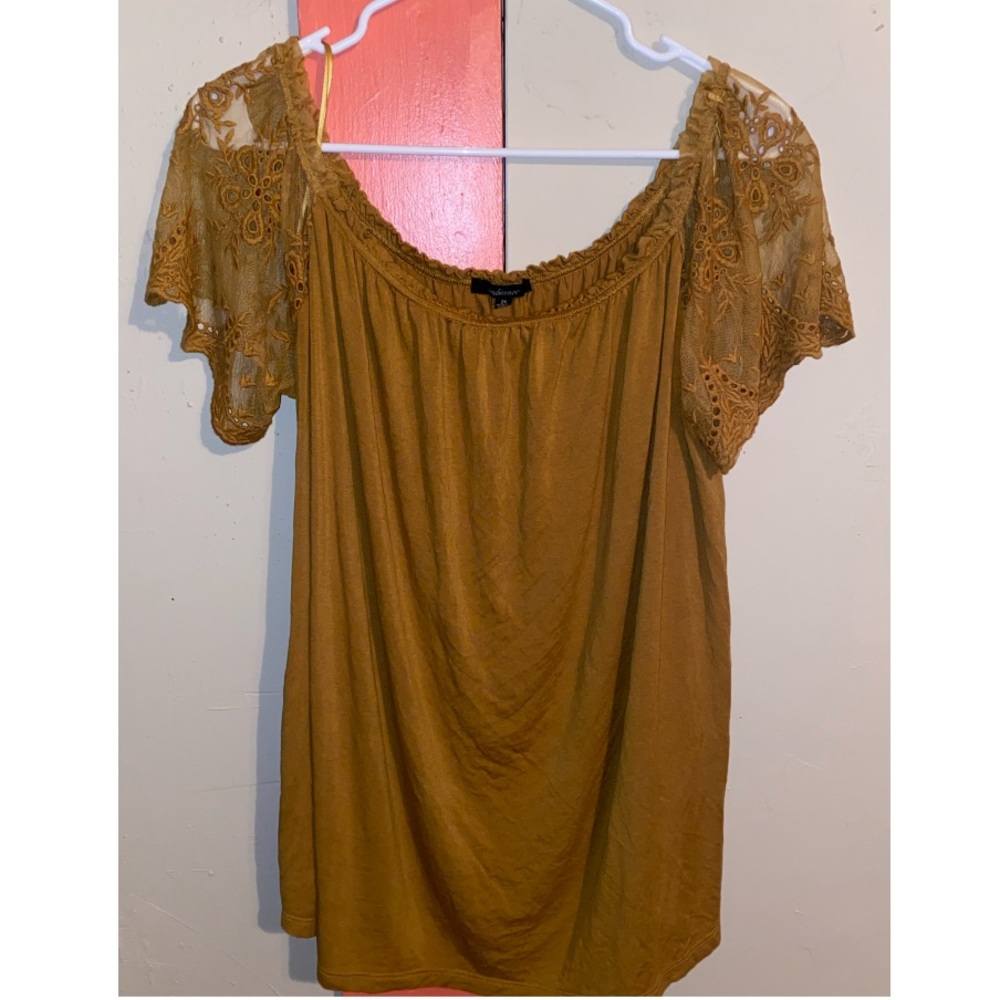 Mustard yellow blouse